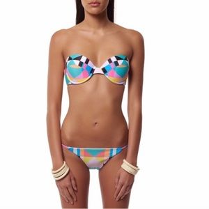 FLASH SALE Mara Hoffman aqua diamond bikini